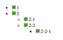 nested template