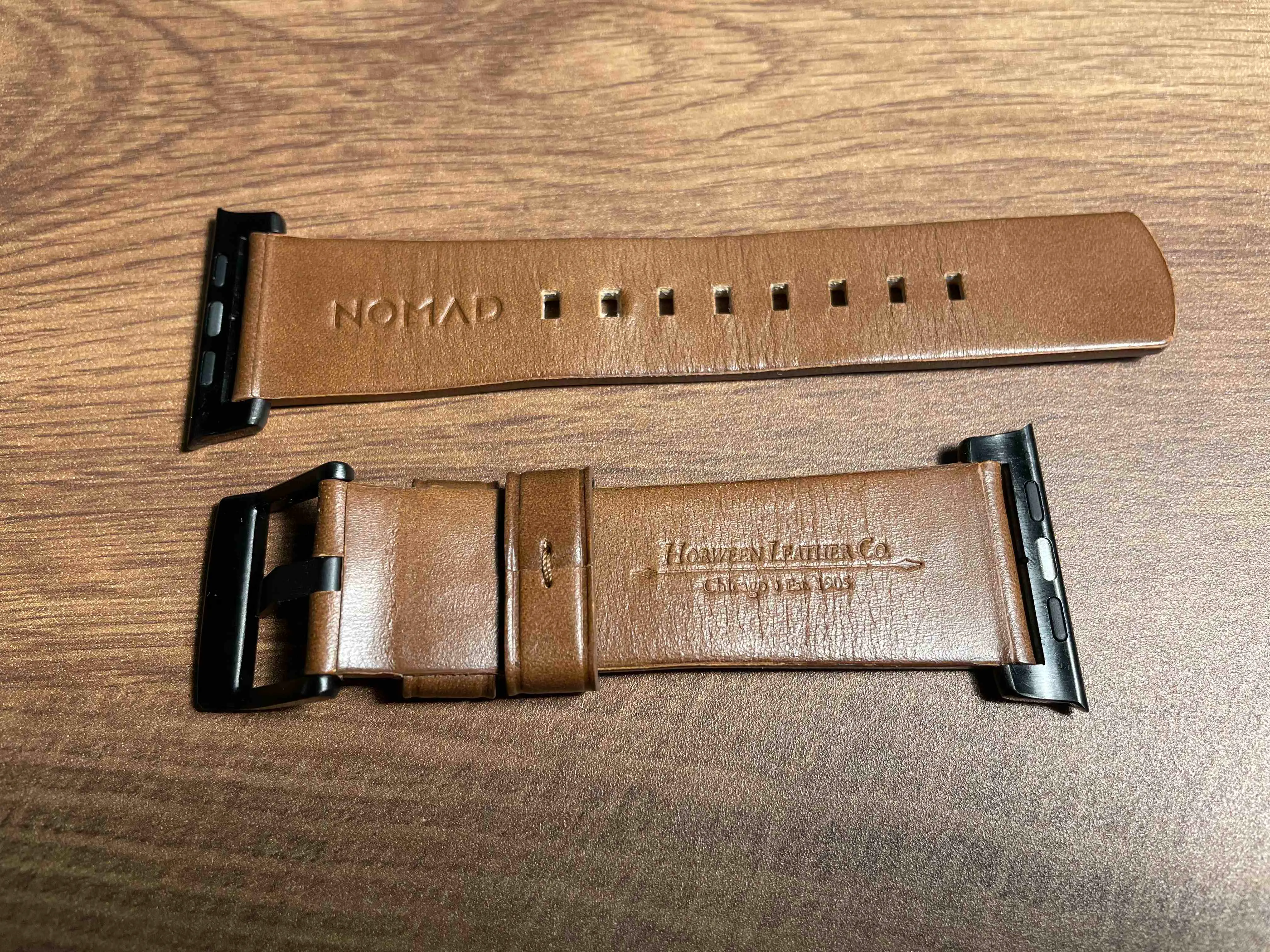 leather band back