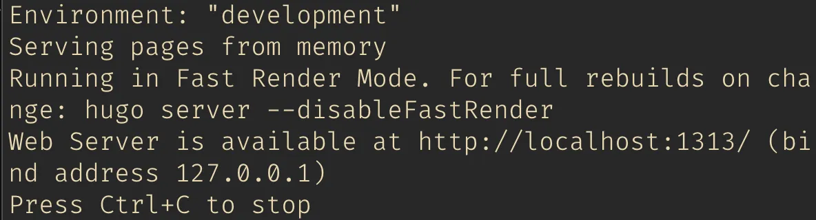 npm run dev