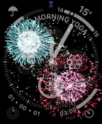 new year hanabi